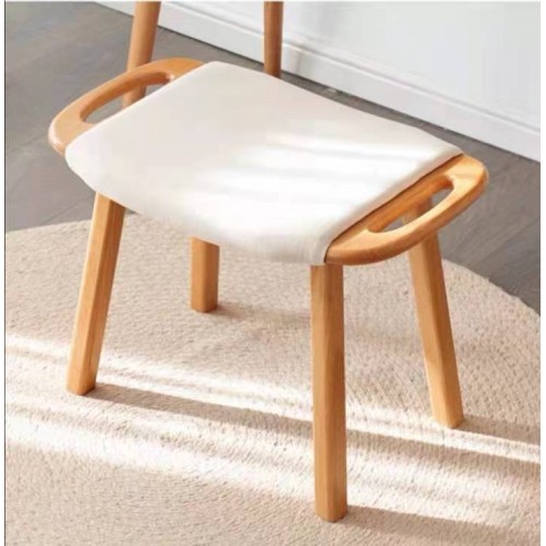 Berlin solid Oak Dressing stool