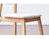 Navia Solid Oak Dining chair with fabric (coming soon)