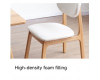 Navia Solid Oak Dining chair with fabric (coming soon)