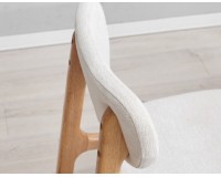 Navia Solid Oak Dining chair with fabric (coming soon)