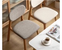 Navia Solid Oak Dining chair with fabric (coming soon)