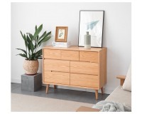 Berlin solid oak 3+4 Drawer Lowboy (New arrival)