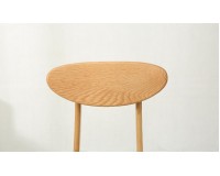 Berlin Solid Oak Butterfly Dining Chair with fabric seat 