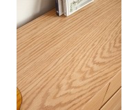 Haven Solid Oak 3+3 Drawer Lowboy Dresser