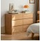 Haven Solid Oak 3+3 Drawer Lowboy Dresser