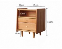 Haven Solid Oak Bedside Table (new arrival)