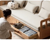 Seattle Solid Oak Sofa Bed (coming in early August)