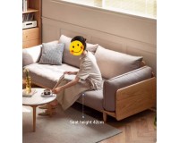 SkyLin Solid Oak Sofa (coming in early August)