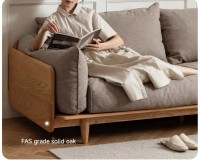 SkyLin Solid Oak Sofa (coming in early August)