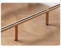 Nova Solid Oak Queen Size Bed Frame with silicone leather (coming soon)