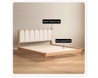 Nova Solid Oak Queen Size Bed Frame with silicone leather (coming soon)