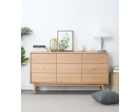 Nova Natural solid oak Large Lowboy 