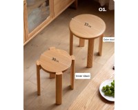 Seattle Solid Oak 4-in-1 Stool Set (coming in July)