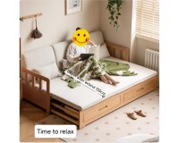 Seattle Solid Oak Sofa Bed  (new arrival) Seattle Solid Oak Sofa Bed  (new arrival)